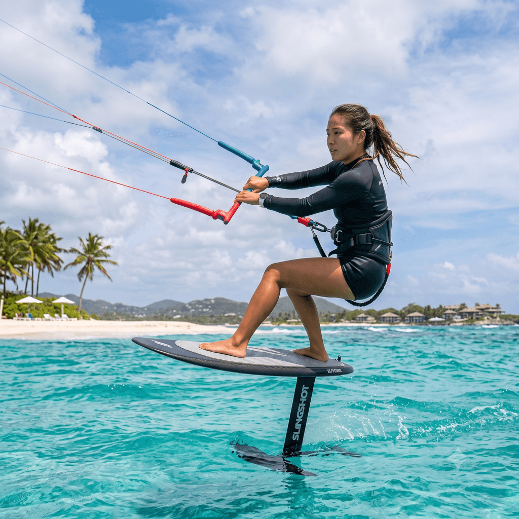 Rider w akcji - Kitefoil